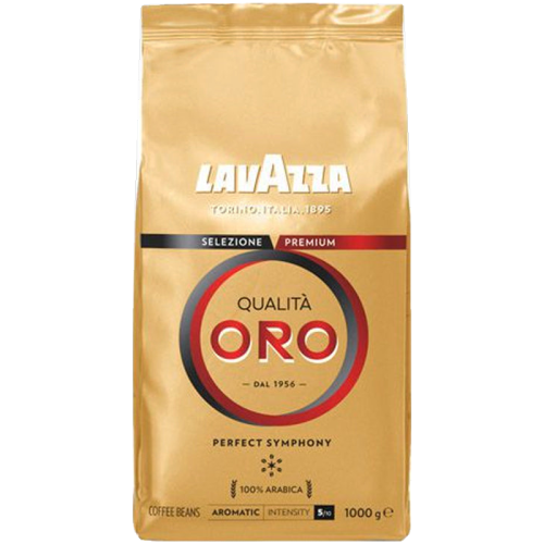 Кафе на зърна Lavazza Qualita Oro 1 кг – комплект от 3 пакета, 100% арабика