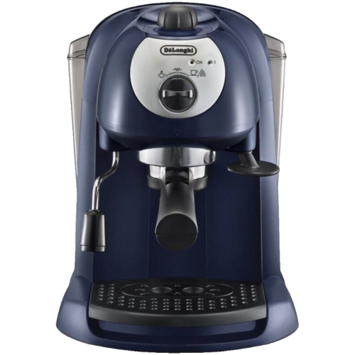 Кафемашина DeLonghi EC191.CD, 15 bar, 1100 W, синя, с ръкохватка и ръчна капучино система
