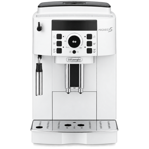 Кафеавтомат DeLonghi Magnifica S ECAM 21.117.W в бяло с вградена кафемелачка
