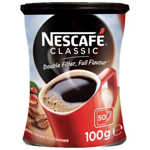 Разтворимо кафе Nescafé Classic в метална кутия, 100 г