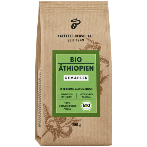 Мляно кафе Tchibo Bio Äthiopien 250 г – био, 100% Арабика от Етиопия
