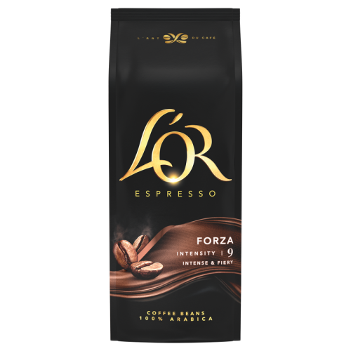 Кафе на зърна L’OR Espresso Forza 1 кг – предна опаковка