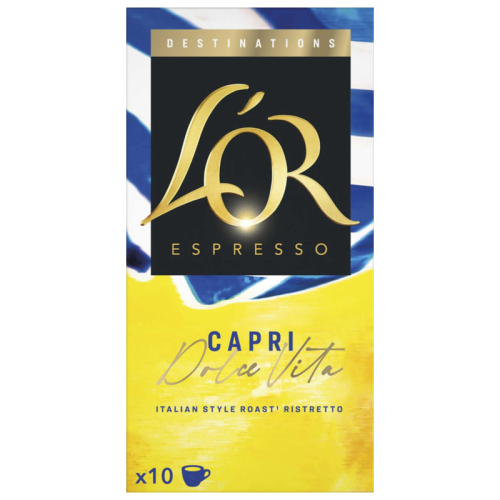 Кафе капсули L’OR Capri Dolce Vita за Nespresso Original, 10 бр. – предна опаковка