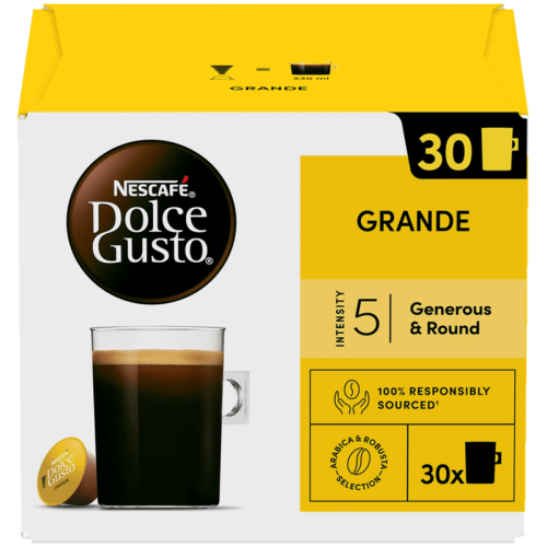 Кафе капсули NESCAFÉ Dolce Gusto Grande, 30 бр.