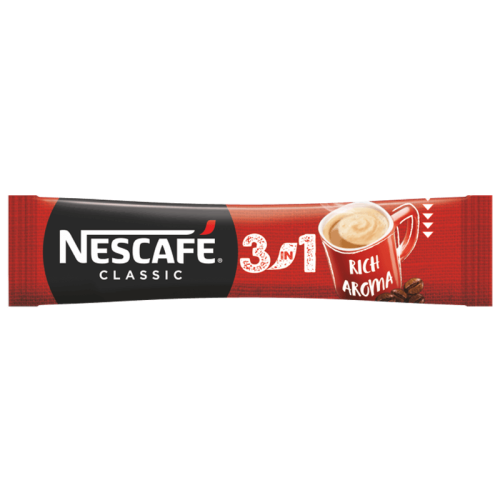 NESCAFÉ 3in1 Rich Aroma, един стик – лице на опаковката