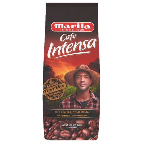 Marila Cafe Intensa 1 кг кафе на зърна — фронтална опаковка