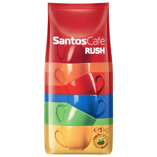 Кафе на зърна Santos Rush, 1кг