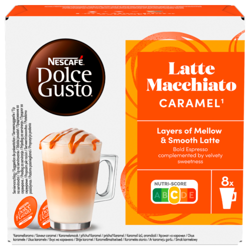 КАФЕ NESCAFE  DOLCE GUSTO LATTE MACCHIATO CARAMEL 16БР.