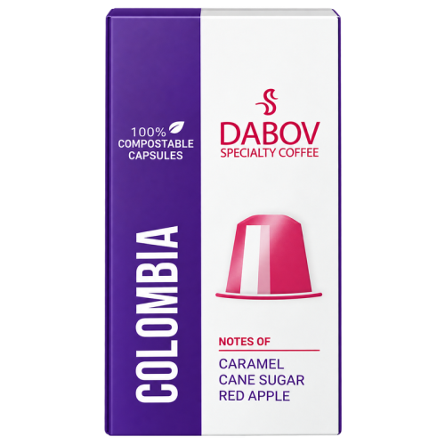 Кафе капсули DABOV Colombia за Nespresso Original, 10 бр.